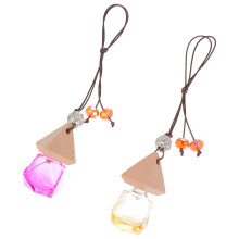2St Decoratieve Auto Geurflessen Hanger Duurzaam Multikleur