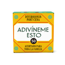 50Pcs Spanish Vocabulary Learning Game Miniature Cards-Yellow