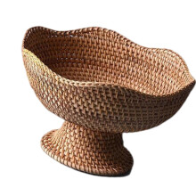 (L) Handicraftsman Artisanal Flexible Treat Bowl Ventilated Serving Tray For Kitchen Countertop Fruit Display Storage  S