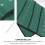 Green Canvas Wrench Storage Bag Roll Up Durable Tool Organizer 5