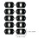 10Pcs Iron Hanging Speaker Brackets Black for Surround Sound 2