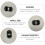 10Pcs Iron Hanging Speaker Brackets Black for Surround Sound 4