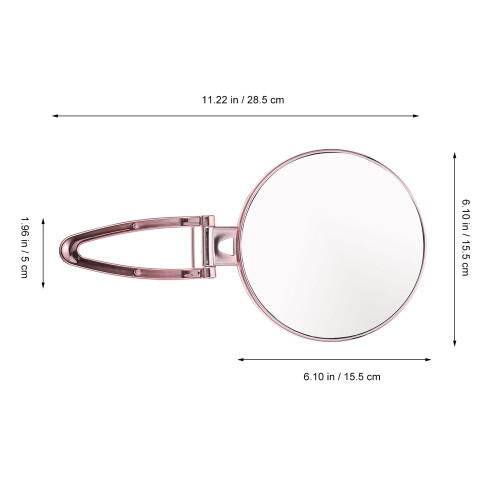 Handheld Mirror 3x Magnifying Mirror Magnifying Dresser Mirror 1