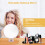 Handheld Mirror 3x Magnifying Mirror Magnifying Dresser Mirror 3