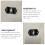 10Pcs Iron Hanging Speaker Brackets Black for Surround Sound 6