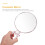 Handheld Mirror 3x Magnifying Mirror Magnifying Dresser Mirror 7