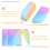100Pcs Multi Colored Paper Lipstick Cases Stylish DIY Storage Boxes 4