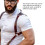 Adjustable Vintage PU Leather Men Suspenders Brown 4