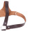 Adjustable Vintage PU Leather Men Suspenders Brown 11