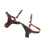 Adjustable Vintage PU Leather Men Suspenders Brown 13