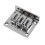 Adjustable 3 String Electric Guitar Bridge Tailpiece with Durable Metal Construction and Stable Tone Transfer 3
