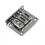 Adjustable 3 String Electric Guitar Bridge Tailpiece with Durable Metal Construction and Stable Tone Transfer 5