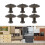 6 Pcs Door Handle Cabinet Wardrobe Knob Furniture Pull 6