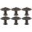 6 Pcs Door Handle Cabinet Wardrobe Knob Furniture Pull 7