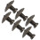6 Pcs Door Handle Cabinet Wardrobe Knob Furniture Pull 11