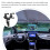 1Pc Black Plastic Car Rearview Mirror Phone Holder for 5