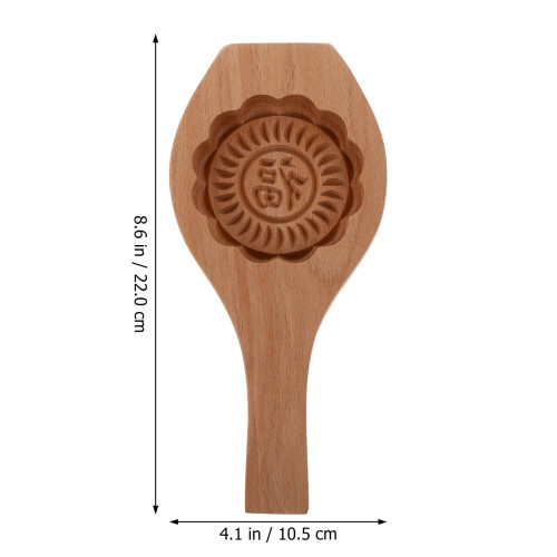 1Pc Wooden Moon Cake Mould Diy Baking Tool For Kitchen Home 1