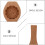 1Pc Wooden Moon Cake Mould Diy Baking Tool For Kitchen Home 5