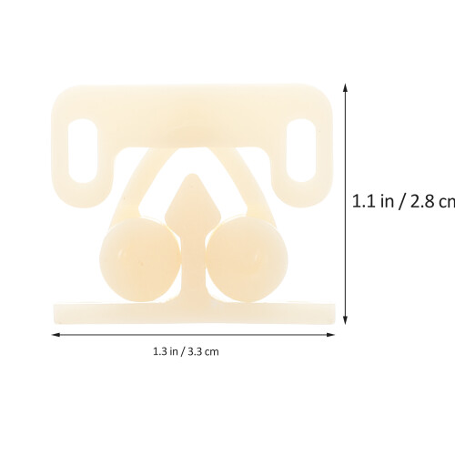 10Pz Fermaporta Per Con Sfera in Beige Durabile 1