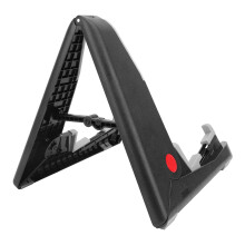 Folding Ukulele and Guitar Stand with Adjustable Grooves Non Slip Silicone Pads for Acoustic Electric Bass Mandolin Violin