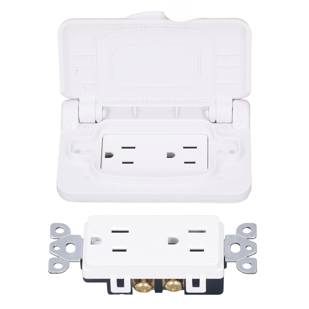 Weatherproof Outlet W Cover 125Vac 15A 4-3/4X3in 9331393603785