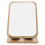 Wooden Swivel Mirror Beige Desktop Tabletop Stand 8