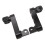 360 Adjustable Motorcycle Foot Peg Highway Bracket Rugged Black Touring 14