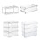 Stackable Cup and Wine Holder with Overlap Design-4link 4layer 2