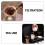Raindrops 1pc Copper Tea Infuser With Wooden Handle And Decorative 4