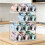 Stackable Cup and Wine Holder with Overlap Design-4link 4layer 3