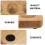1pc Light Brown Wooden Egg Storage Rack Protective Egg Holder 4