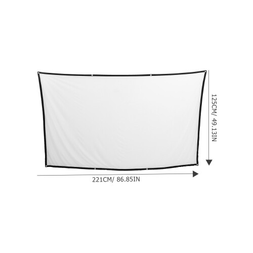 Projection Screen Projector Outdoor Office Portable Indoor Polyester 1