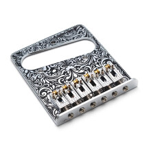 Electric Guitar Bridge Replacement Kit with Stable Tuning and Precise Intonation Adjustment