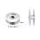 3Pcs Silver Iron Bobbin for Sewing Machine Reusable Metal Spools 2