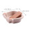 1Set Lavatoio Compatto in PP Rosa Per Uso Domestico E Dormitorio 2