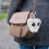 Craft Pendant White Plush Bag Accessory 1set 7