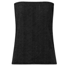 Women's Tube Tops Summer Casual Bandeau Tank Casual-Black S
