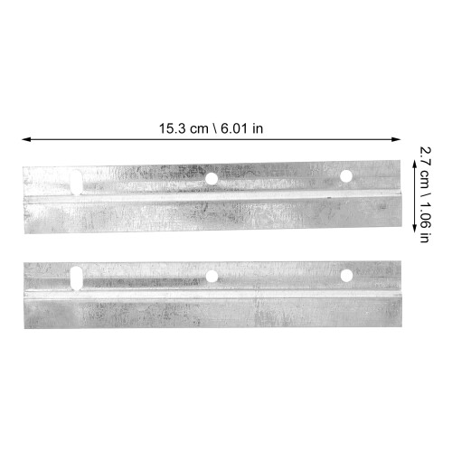 1Set Appendi Quadri in Ferro Argento Kit Interbloccante Per Casa 1