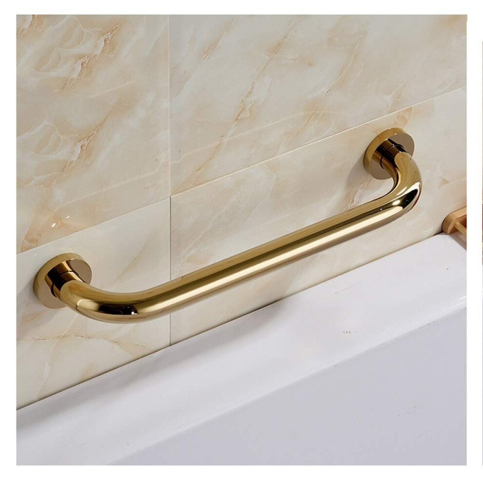 Gold Brass Bathroom Grab Bar AntiâSlip Safety Handrail For Shower Bathtub Wall Mount Vintage Finish