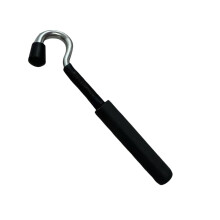 Cymbal Arm Hook L Rod Adapter for Secure Cymbal Hanging and Gongs, Compact Stable Mount 5.8x0.6x1.6 inch