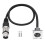 4er-Pack D-Typ-XLR-Kabel, Durchgangsstecker, D-XLR-Stecker auf Buchse für Premium-Stagebox, Patchpanel, Panelmontage 8