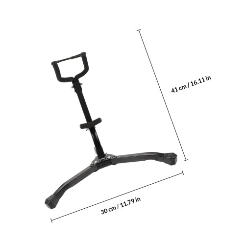 Sax Pieghevole Metallo Nero Pratico E Leggero Per Casa 1