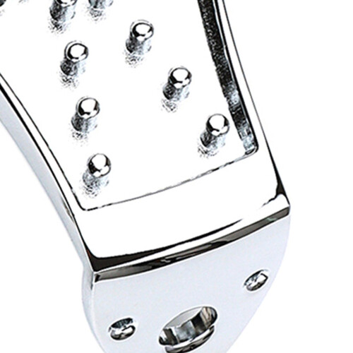 8 String Mandolin Tailpiece with Buckle and Screws, Secure String Anchoring Arched Design Replacement 2