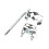 Adjustable Drum Clamp Cowbell Holder with Secure Mounting and Universal Stand Compatibility for Drum Kit 5