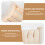 1Pc Decorative Wooden Lampshade Beige Explosion-Proof Lamp Accessory 4
