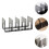 Black Plastic Desktop Bookends Shelves Sturdy Book Organizer 6