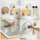 2Pcs Multifunctional White Stainless Steel Wall Rack for Kitchen 3