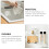 2Pcs Multifunctional White Stainless Steel Wall Rack for Kitchen 6