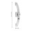 1Pc Zinc Alloy Button Lock for Cabinet Rv Durable Flexible Silver 2