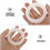 3Pcs White Silicone DIY Bracelet Mold Durable Casting Mold for Decor 4